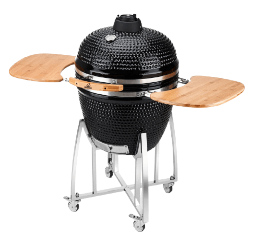 เตาถ่านบาร์บีคิว KINGBE KAMADO 23.5 นิ้ว สีดำ_0